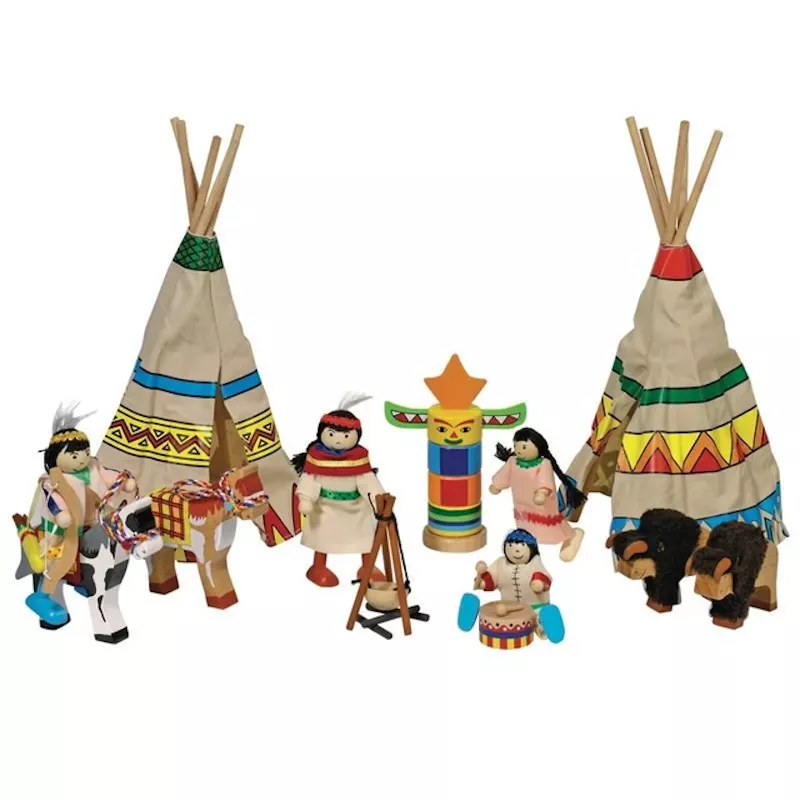 Goki Set Tipis de Madera