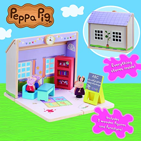 Peppa Pig Escuela de Madera